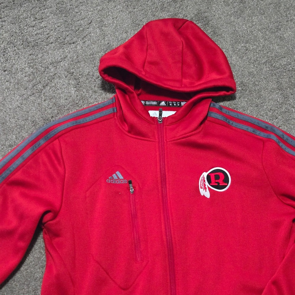 Adidas Redmen Football ClimaWarm Full Zip Hoodie Jacket Mens Medium - Picture 2 of 7